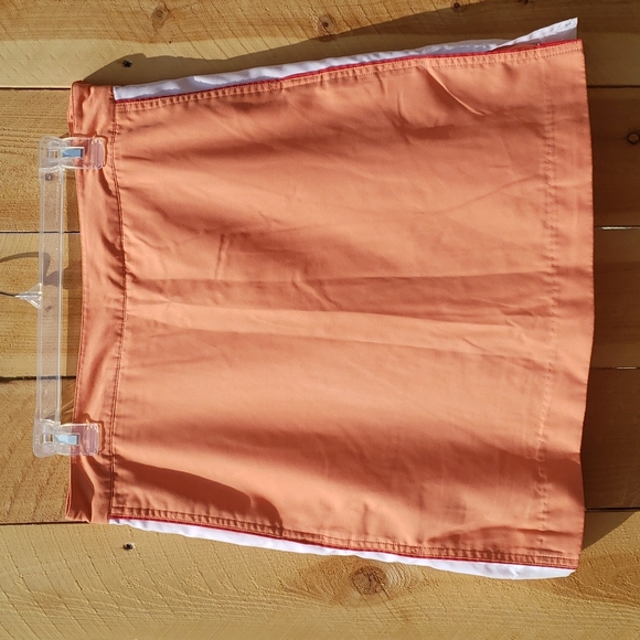 Izod Dresses & Skirts - Izod X tra Dry Orange White w Red Piping Skort 12